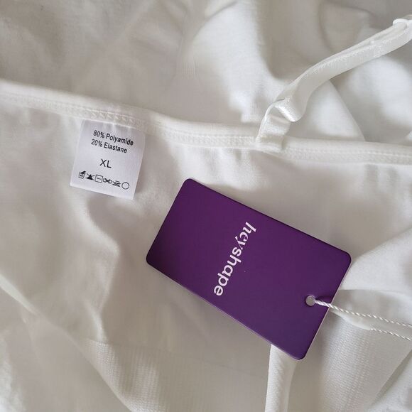HeyShape Stretchy Snatched Slimming Shapewear Bodysuit White Women's Size XL - Picture 12 of 12